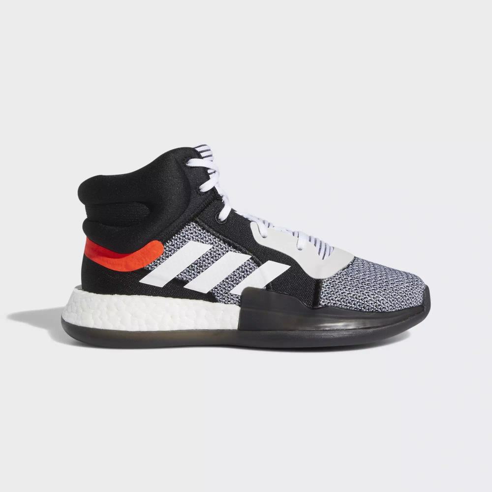 Adidas Marquee Boost Tenis De Basketball Blancos Para Niño (MX-98954)